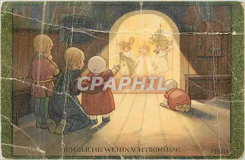 Cartes postales Herzliche Xeihnachtsgrusse Febner