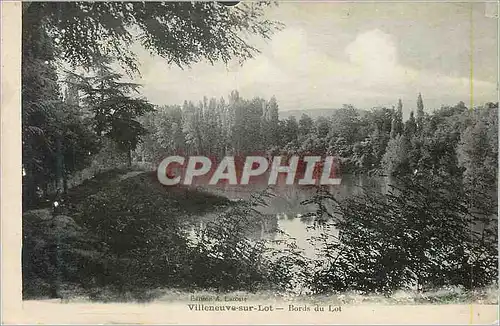 Cartes postales Villeneuve Sur Lot Bords du Lot