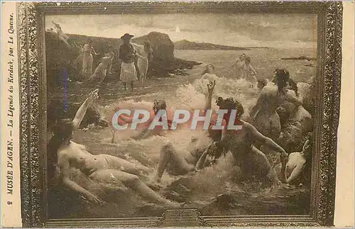 Cartes postales Musee d'Agen La Legende du Kerdeck par le Quesne