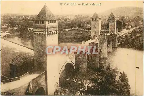 Cartes postales Cahors Pont Valentre