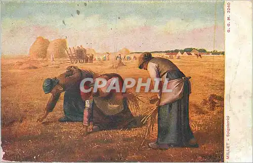 Cartes postales Millet Spigolatrici