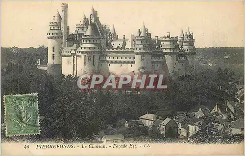 Cartes postales Pierrefonds Le Chateau Facade Est