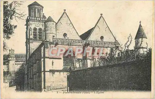 Cartes postales Pierrefonds (Oise) L'Eglise