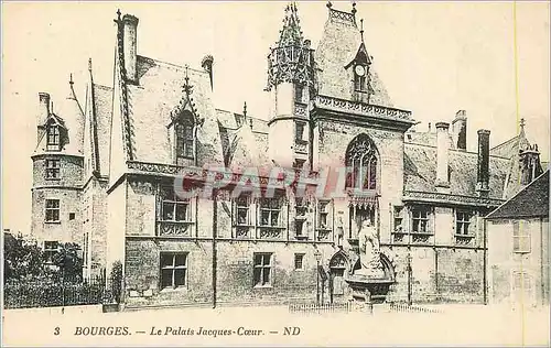 Cartes postales Bourges Le Palais Jacques Coeur