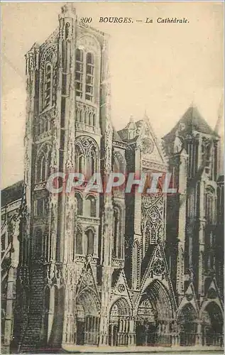 Cartes postales Bourges La Cathedrale