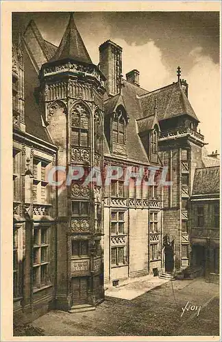 Ansichtskarte AK Douce de France Bourges (Cher) Hotel de Jacques Coeur La Cour