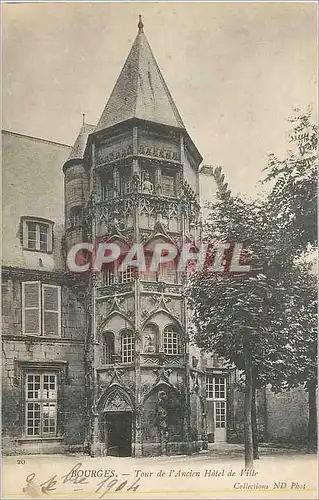 Ansichtskarte AK Bourges Tour de l'Ancien Hotel de Ville