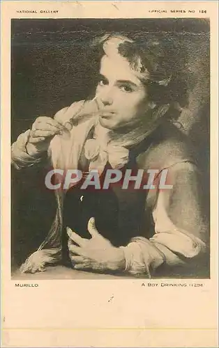 Cartes postales Murillo A Boy Drinking National Gallery England