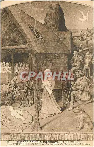 Cartes postales Musee Conde (Chantilly) Ecole Francaise Jean Fouquet (1415 1480)