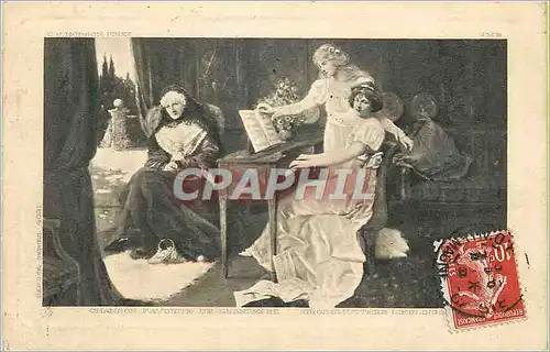 Cartes postales Chanson favorite de grandmere