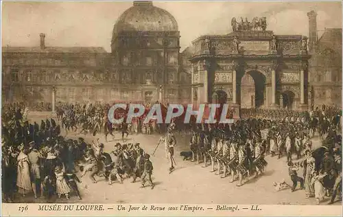 Cartes postales Musee du Louvre Un Jour de Revue sous L'Empire Bellange