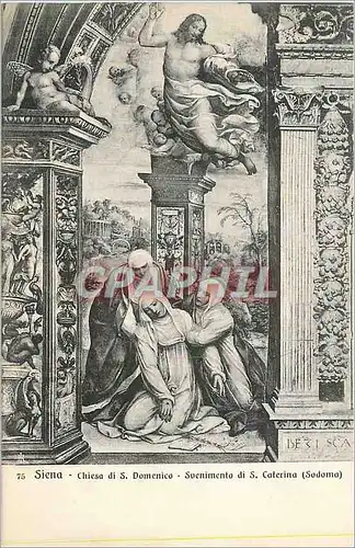 Cartes postales Siena Chiesa di S Domenico Suenimento Di S Caterina (Sodoma)