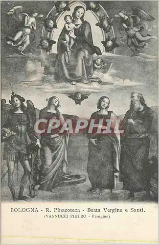 Cartes postales Bologna R Pinacoteca Beata Vergine e Santi (Vannucci Pietro Perugino)