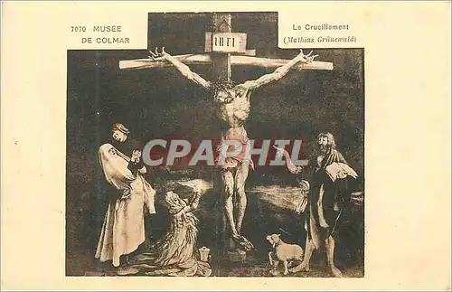 Cartes postales Musee de Colmar Le Crucifiement (Mathias Grunewald)