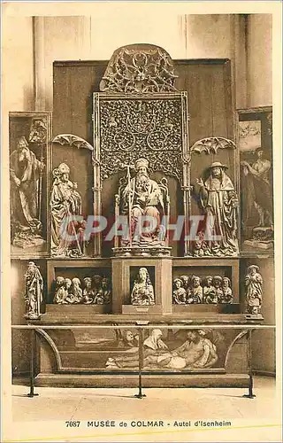 Cartes postales Musee de Colmar Autel D'Isenteim