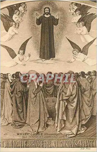 Cartes postales Musee Conde (Chantilly) Ecole Francaise jean Fouquet (1415 1480)