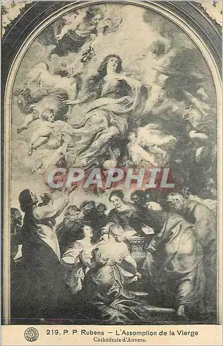 Ansichtskarte AK PP Rubens L'Assomption de la Vierge Cathedrale D'Anvers