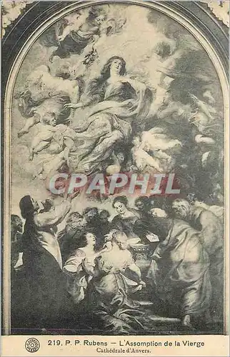 Cartes postales PP Rubens L'Assomption de la Vierge Cathedrale D'Anvers