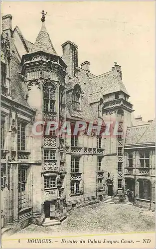 Cartes postales Bourges Escalier du Palais Jacques Coeur