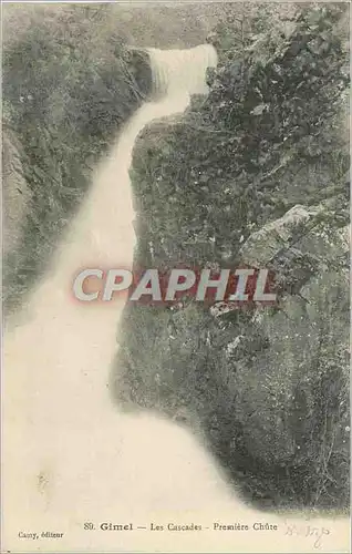 Cartes postales Gimel Les Cascades Premiere chute