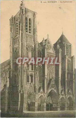 Cartes postales Bourges la Cathedrale