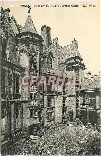 Cartes postales Bourges Escalier du Palais Jacques Coeur