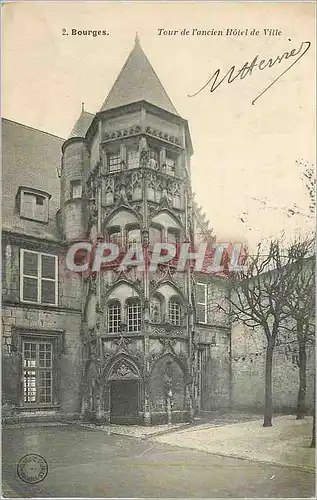 Cartes postales Bourges Tour de l'Ancien Hotel de Ville