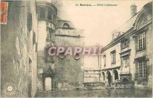 Ansichtskarte AK Bourges Hotel Lallemant