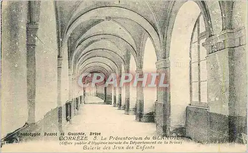 Ansichtskarte AK Correze 5 Le Preventorium du Glandier Galerie des Jeaux des Enfants)