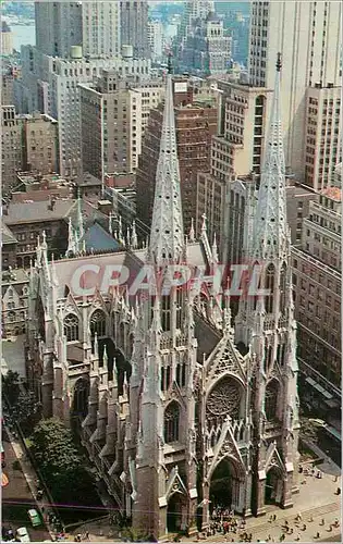 Moderne Karte St Patrick's Cathedral in New York City