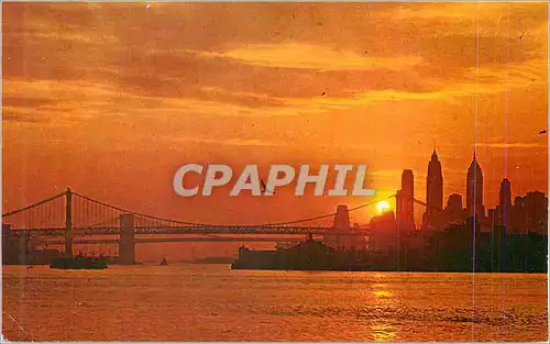 Cartes postales moderne Sunset Over New York City