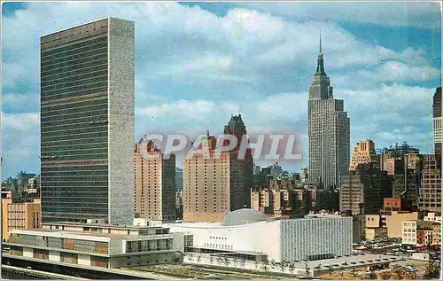 Moderne Karte United Nations New York