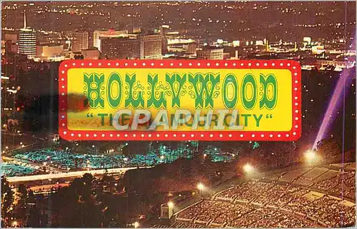 Cartes postales moderne Spectacular Night view From Mulholland Drive of Scintillating Hollywood California