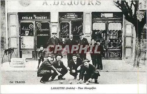Cartes postales moderne Lamastre (Ardeche) Place Montgolfier Col Tracol