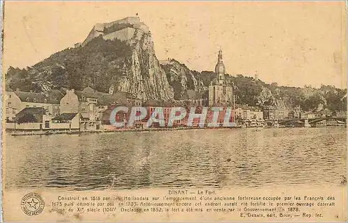 Cartes postales Dinant le Fort Construit en 1818 les Holandais sur l'Emplacement d'une Ancienne Forteresse
