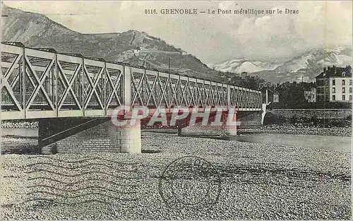 Cartes postales Grenoble le Pont Metallique sur le Drac