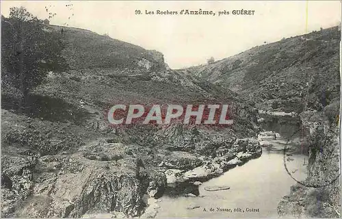 Cartes postales les Rochers d'Anzeme pres Gueret