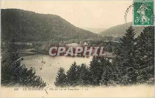 Ansichtskarte AK le Honneck vue du lac de Longemer