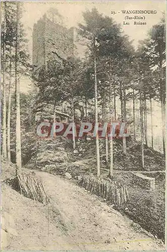 Cartes postales Wangengourg (Bas Rhin) les Ruines