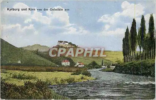 Cartes postales Kyrburg und Kirn von der Oelmuble aus
