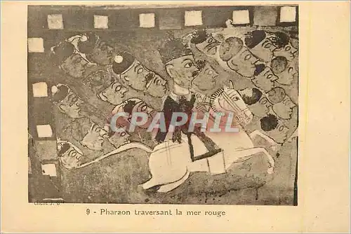 Cartes postales Pharaon Traversant la Mer Rouge