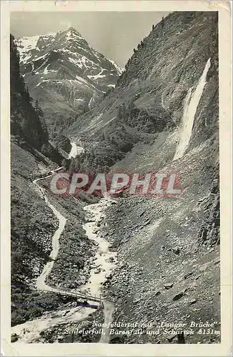 Cartes postales moderne Nassfeldertal mit Lauger Brucke Barenfall und Schareck 3131m