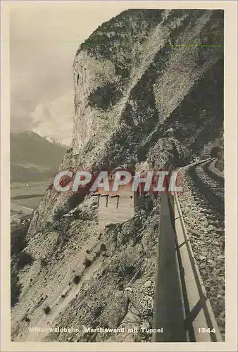 Cartes postales moderne Marthewand mit Tunnel