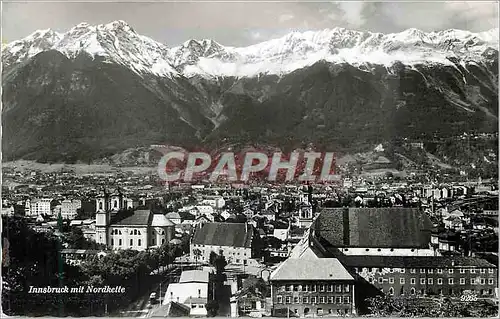 Moderne Karte Innsbruck mit Nordkette