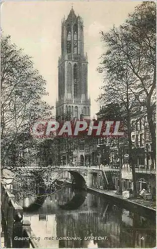 Ansichtskarte AK Gaardbrug met Domtoren Utrecht