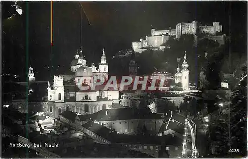 Moderne Karte Salzburg bei Nacht