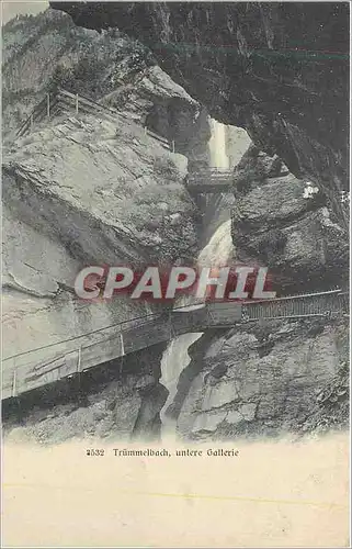 Cartes postales Trummelbach Untere Gallerie
