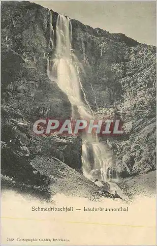 Cartes postales Schmadribachfall Lauterbrunnenthal