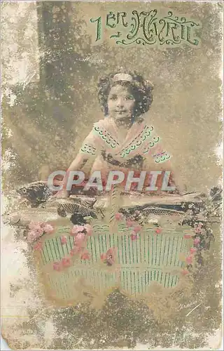 Cartes postales Enfant 1er  Avril