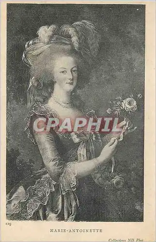 Cartes postales Marie Antoinette